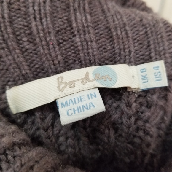 Boden size 4 turtle neck knitted wool sweater - Picture 7 of 8